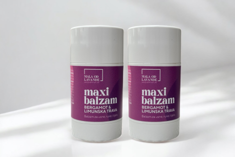 Prirodni maxi balzam za usne, lice i ruke – s bergamotom i limunskom travom. Njeguje, štiti i miriše. Pogodan i za djecu.