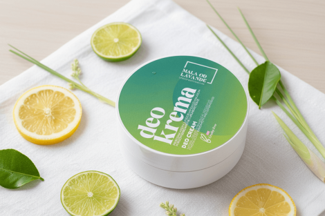 Natural deo cream Bergamot / Lemongrass | Natural Cosmetics Mala od lavande