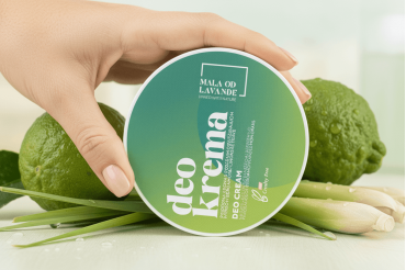 Natural deo cream Bergamot / Lemongrass | Natural Cosmetics Mala od lavande