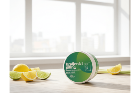 Kraljevski peeling bergamot & limunska trava | Prirodna kozmetika