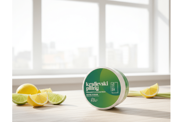 Königliches Peeling Bergamotte & Zitronengras | Naturkosmetik