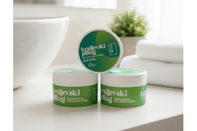 Kraljevski peeling bergamot & limunska trava | Prirodna kozmetika