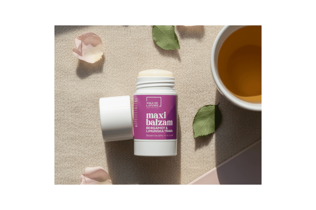 Natural Maxi Balm for lips, face and hands – bergamot & lemongrass | Mala od lavande