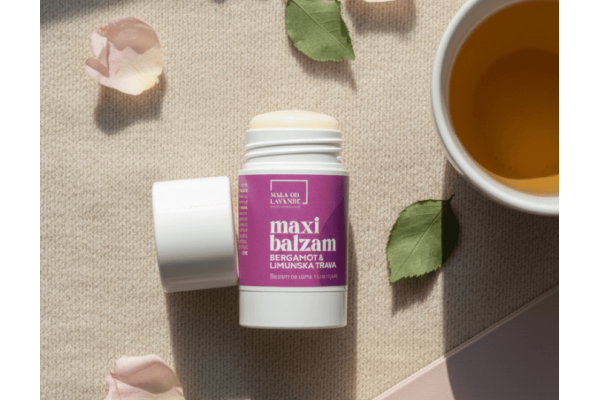 Natural Maxi Balm for lips, face and hands – bergamot & lemongrass | Mala od lavande