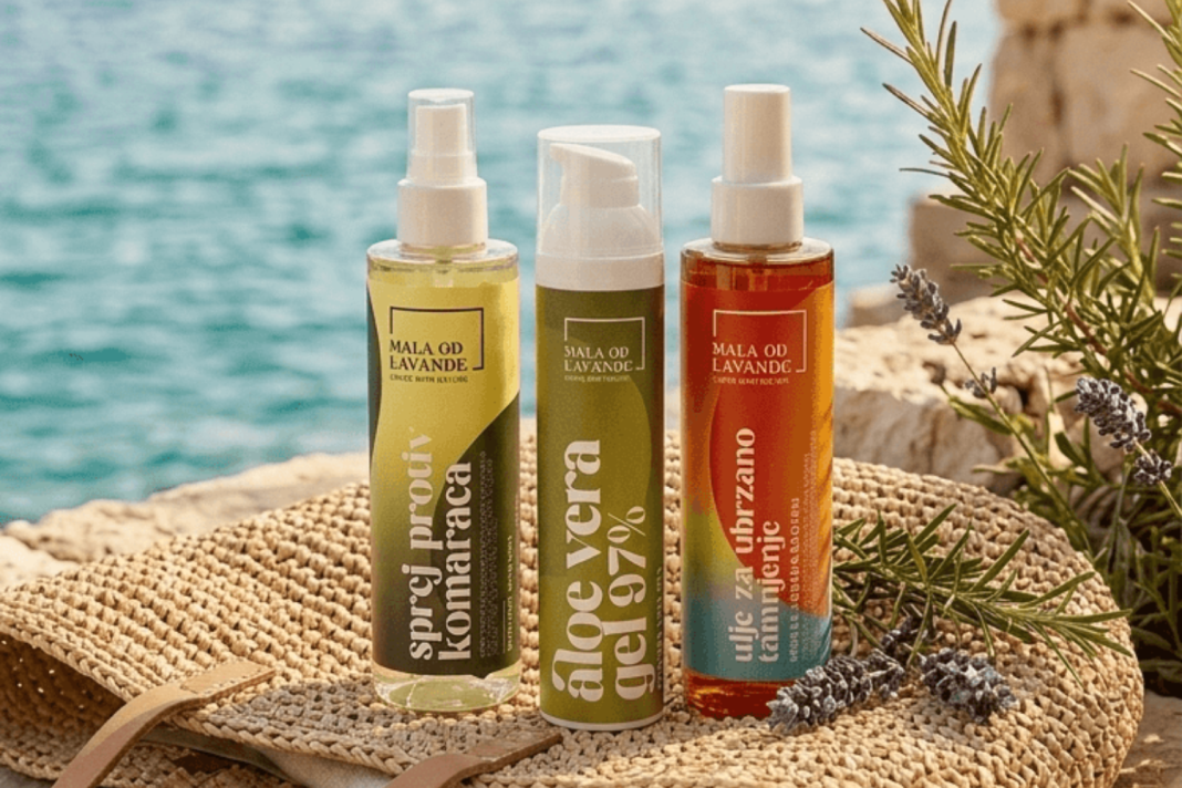 Summer Set | Tanning Oil, Aloe Vera Gel and Mosquito Repellent Spray