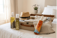 Summer Set | Tanning Oil, Aloe Vera Gel and Mosquito Repellent Spray