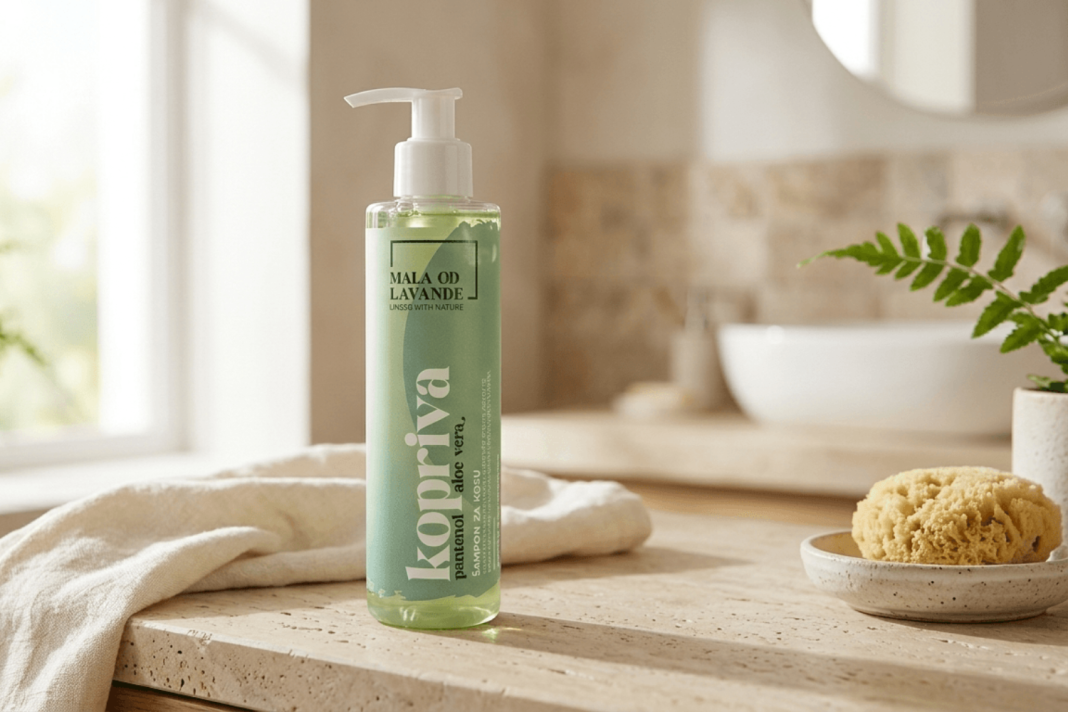 Shampoo per capelli all'ortica