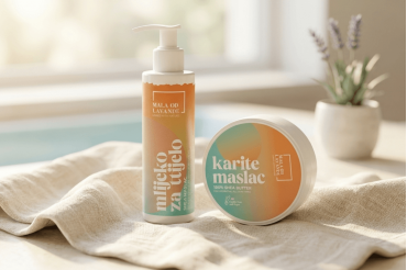 Shea Comfort set – shea maslac i mlijeko za tijelo za suhu kožu
