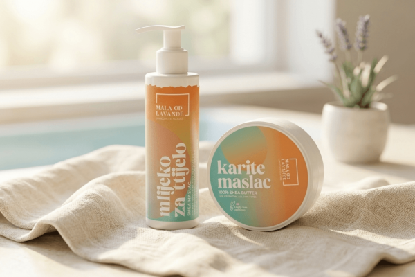 Shea Comfort set – shea maslac i mlijeko za tijelo za suhu kožu