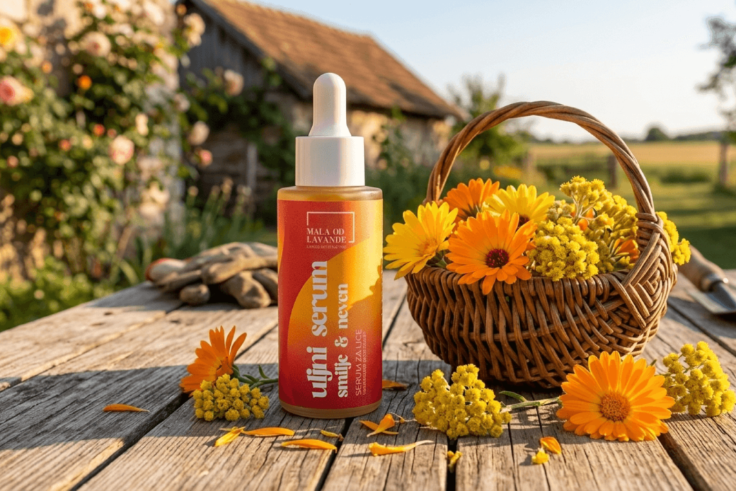Siero in olio elicriso, calendula, squalano