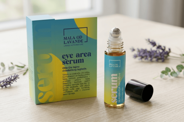 Prirodni serum za područje oko očiju za svjež izgled | Mala od Lavande