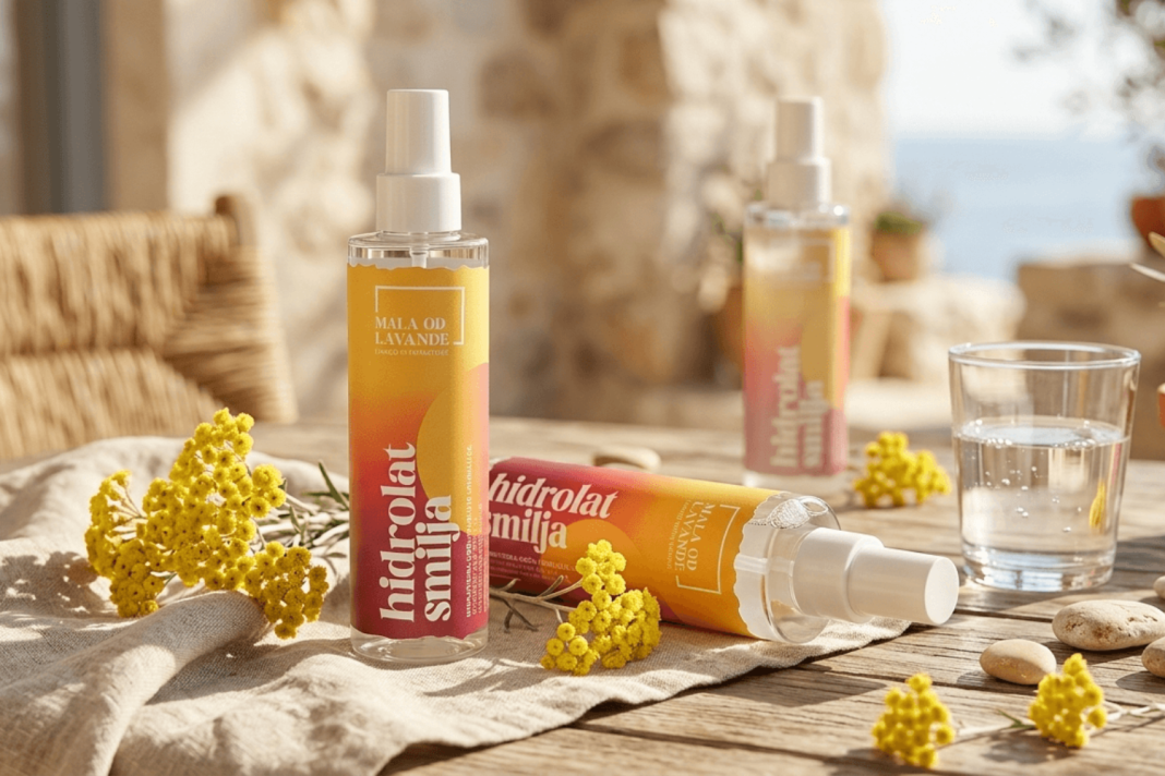 Hidrolat smilja za lice | Prirodni tonik za hidrataciju i anti-age njegu