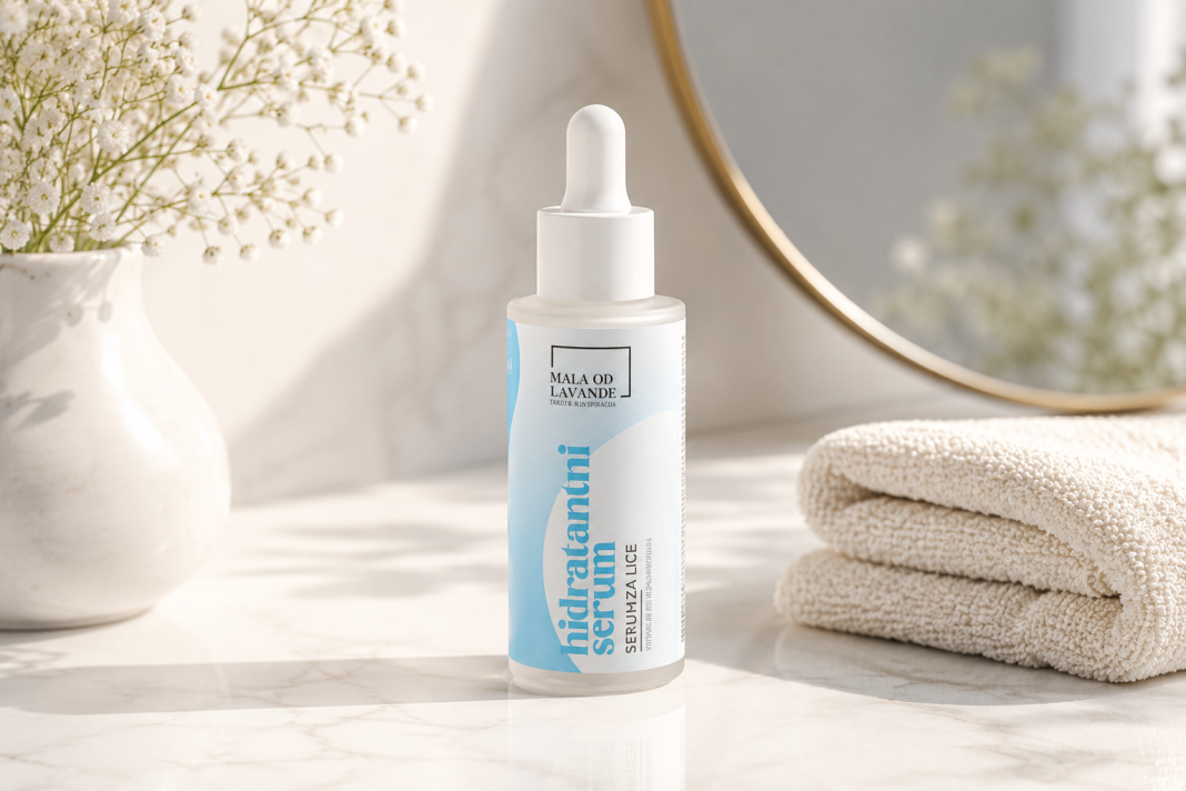 Siero viso idratante | Naturale, fatto a mano | Mala od Lavande