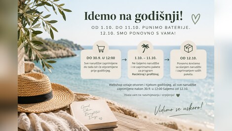 Dal 1° all'11 ottobre ci prendiamo una breve vacanza
