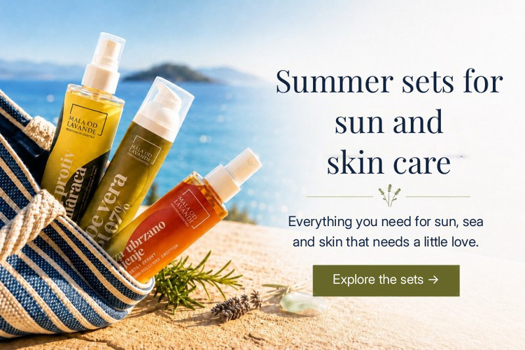Summer sun and skin care sets - Mala od lavande