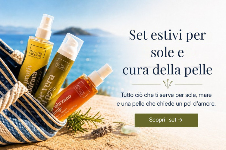 Set estivi per sole e cura della pelle - Mala od lavande