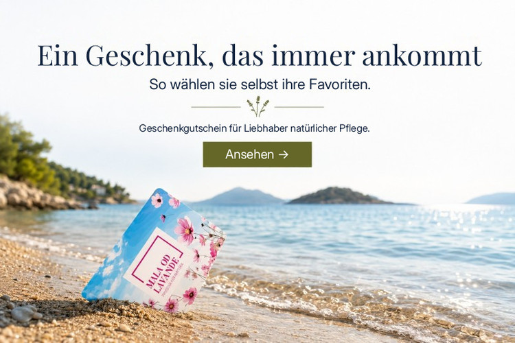 Geschenkgutschein - ein Geschenk, das immer ankommt - Mala od lavande
